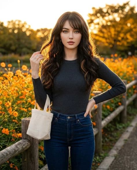 Portrait Nature Golden Hour illuminated by golden hour sunlight in a professionally composed commercial setting.