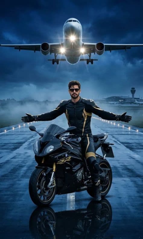Cinematic Scene Of The Same Man illuminated by studio lighting in a professionally composed commercial setting.