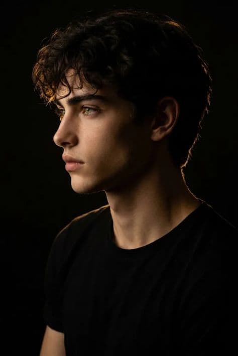 Cinematic Portrait Golden Hour Dark