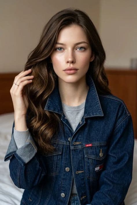 Portrait Interior Peaceful Bokeh illuminated by studio lighting in a professionally composed commercial setting.