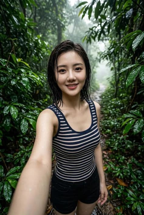 Portrait Nature Wide Angle illuminated by studio lighting in a professionally composed commercial setting.