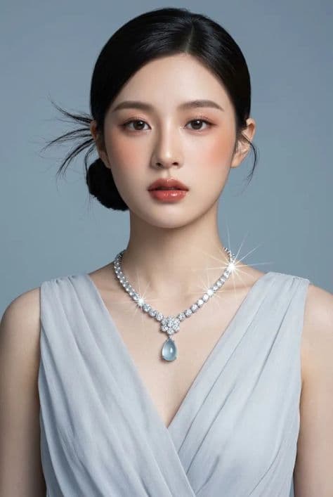 Editorial Portrait Studio Elegant illuminated by studio lighting in a professionally composed commercial setting.