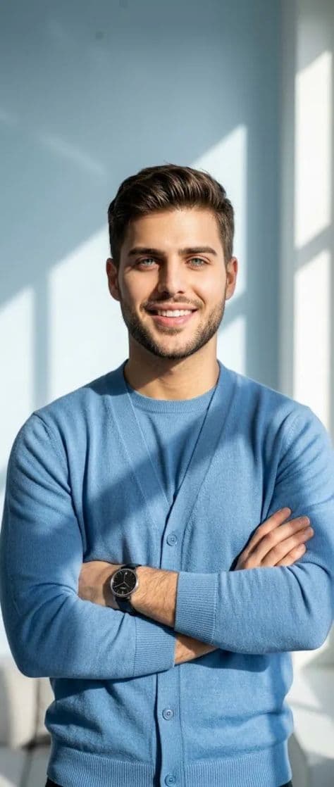 Photorealistic Portrait Studio Elegant Natural