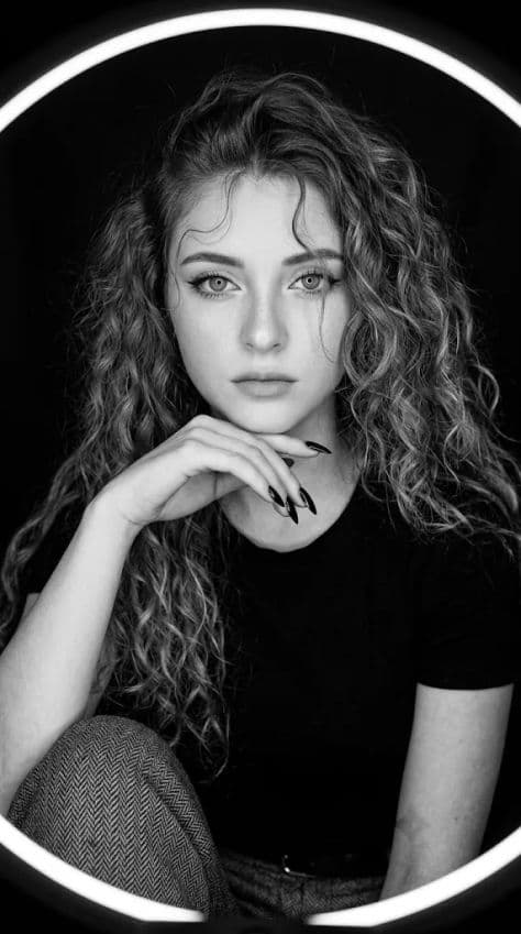 Minimalist Portrait Studio Mysterious Light