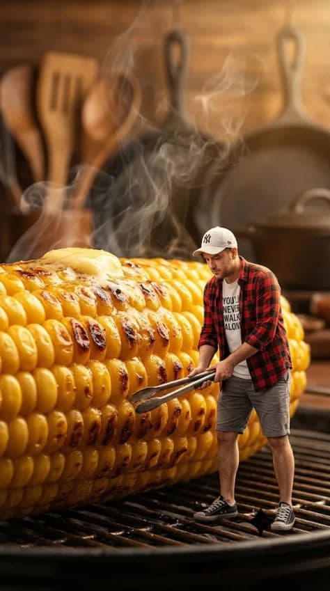 Miniature person walking atop an immense everyday object in a detailed macro photograph