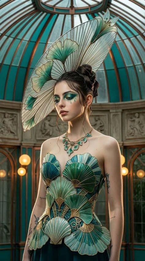 Editorial Fashion Interior Elegant Candlelit — Stable Diffusion