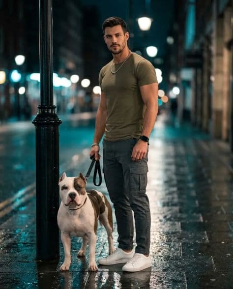 A refined editorial portrait of a poised man in edge crossing rather than under cinematic lighting.
