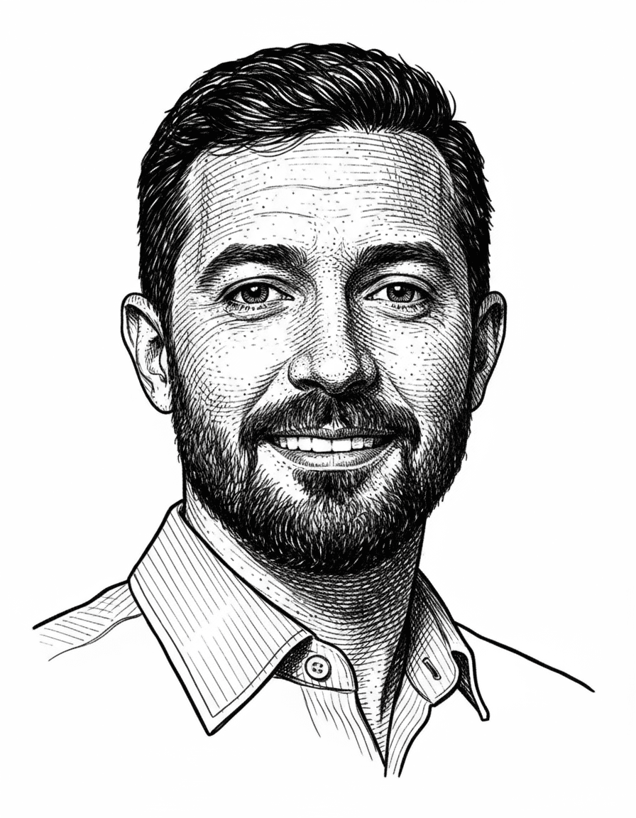 Engraving illustration portrait photo