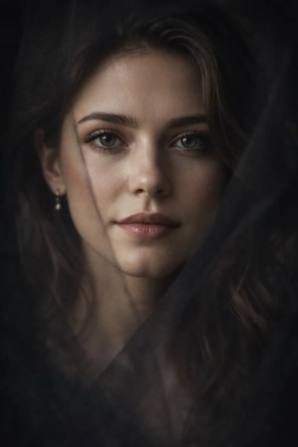 Ultra-hyperrealistic cinematic close-up beauty portrait with DSLR-quality facial detail and photorealistic textures.