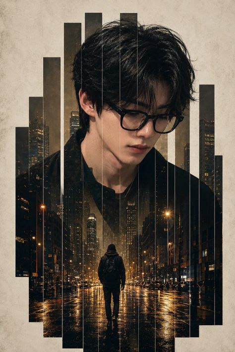 Cinematic Portrait Urban Dramatic Aerial