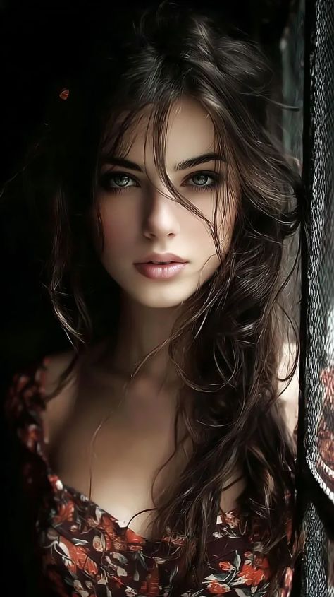Vibrant Portrait Interior Elegant Natural Bokeh