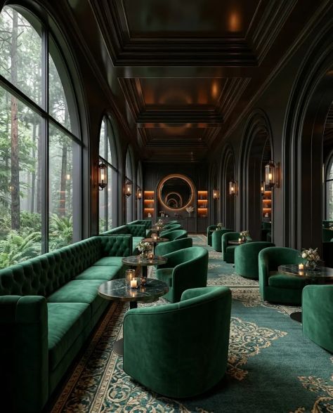 Vibrant Landscape Interior Elegant Natural