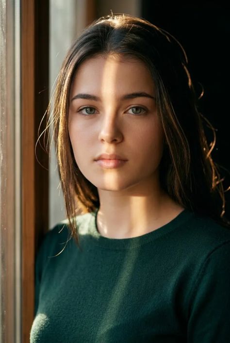 Cinematic Portrait Interior Natural Bokeh