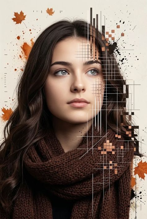 Photorealistic Portrait Dramatic Mysterious
