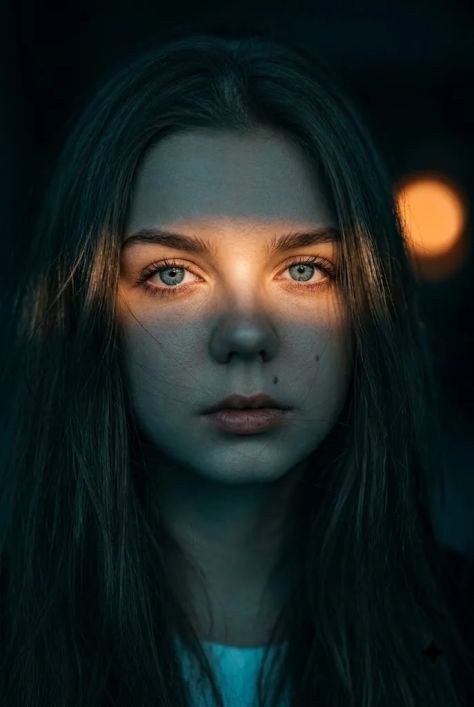 Cinematic Portrait Bokeh Peaceful
