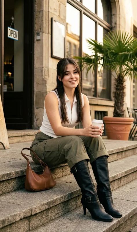 Editorial Portrait Urban Peaceful Natural Bokeh