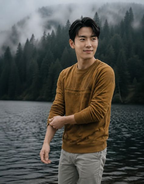 Cinematic Portrait Bokeh Peaceful