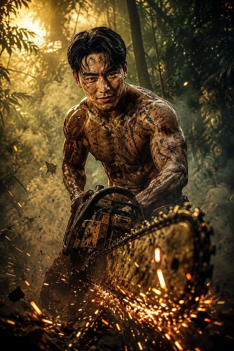 Cinematic Portrait Nature Dramatic Golden Hour