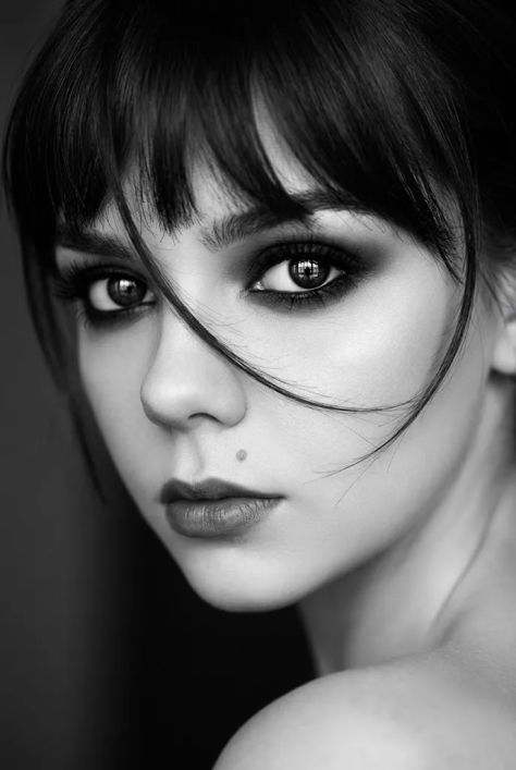 Photorealistic Portrait Studio Light Close Up