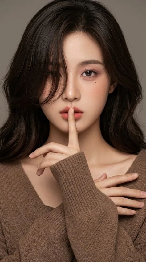 Photorealistic Portrait Studio Elegant Bokeh