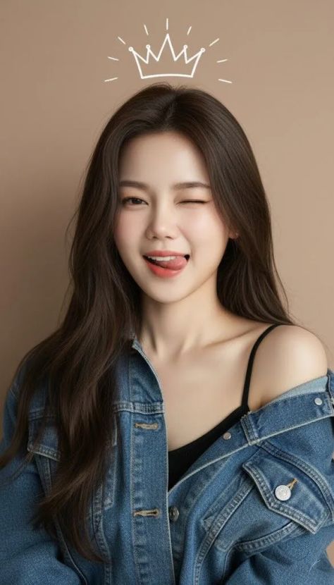 Photorealistic Portrait Studio Playful Bokeh