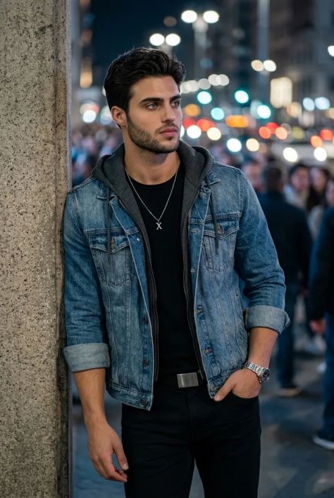 Cinematic Portrait Urban Elegant Bokeh