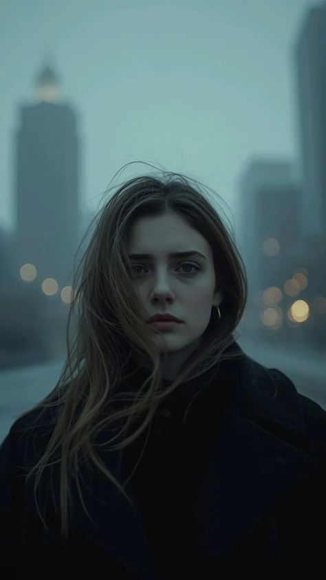 Cinematic Portrait Urban Dramatic Soft Bokeh