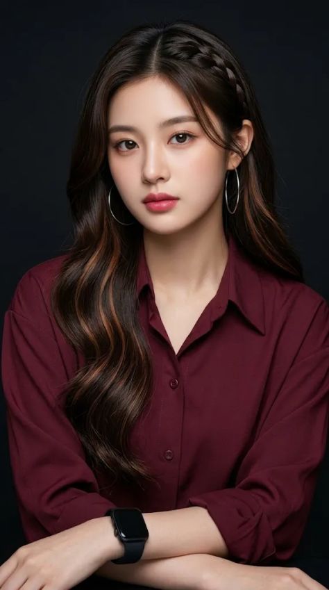 Photorealistic Portrait Studio Elegant Light