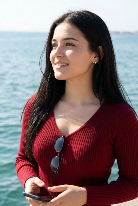Photorealistic Portrait Natural Elegant