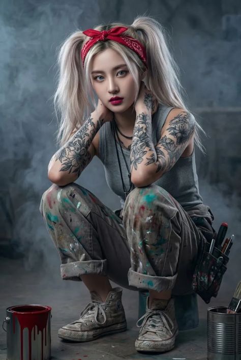 Photorealistic Portrait Mysterious