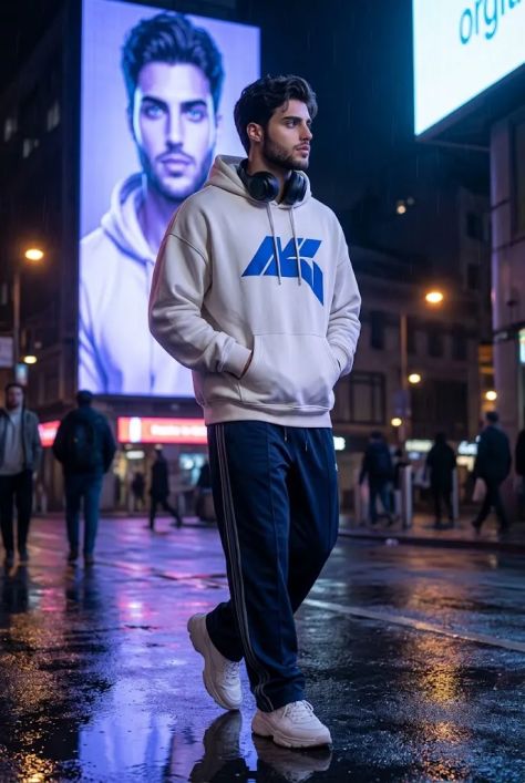 Cinematic Portrait Urban Mysterious Backlit