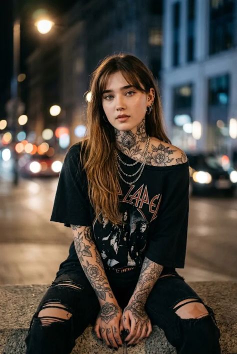 Cinematic Portrait Urban Bokeh