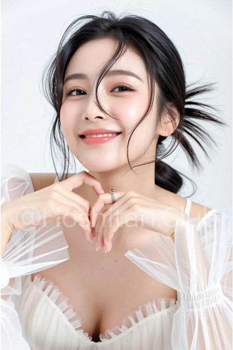 Photorealistic Portrait Studio Light