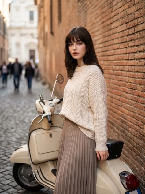 Photorealistic Portrait Urban Peaceful