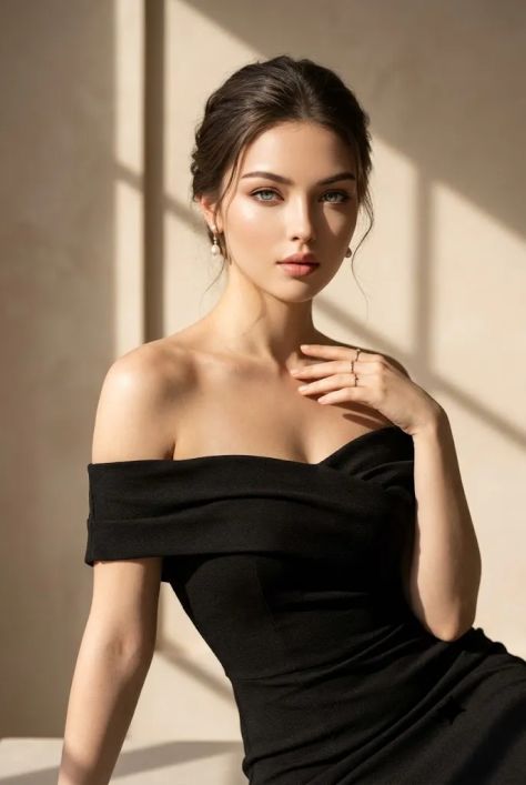 Photorealistic Portrait Studio Peaceful Golden Hour