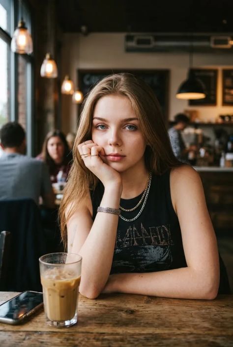 Photorealistic Portrait Urban Peaceful