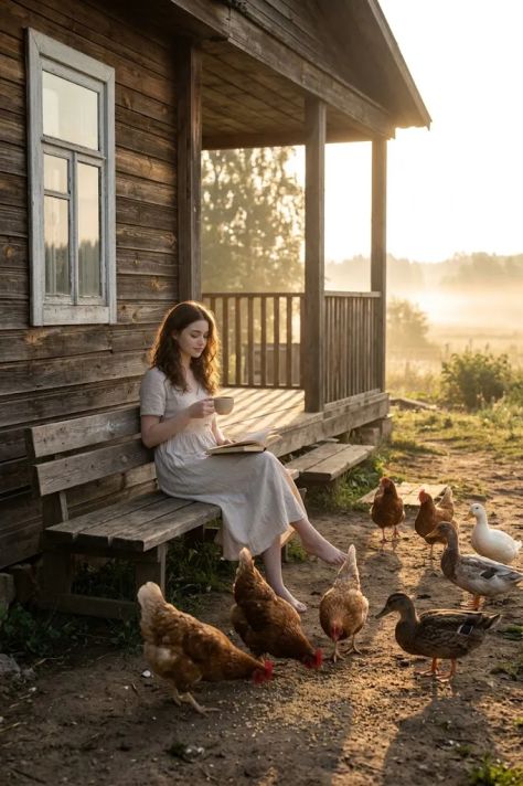 Peaceful Food Golden Hour