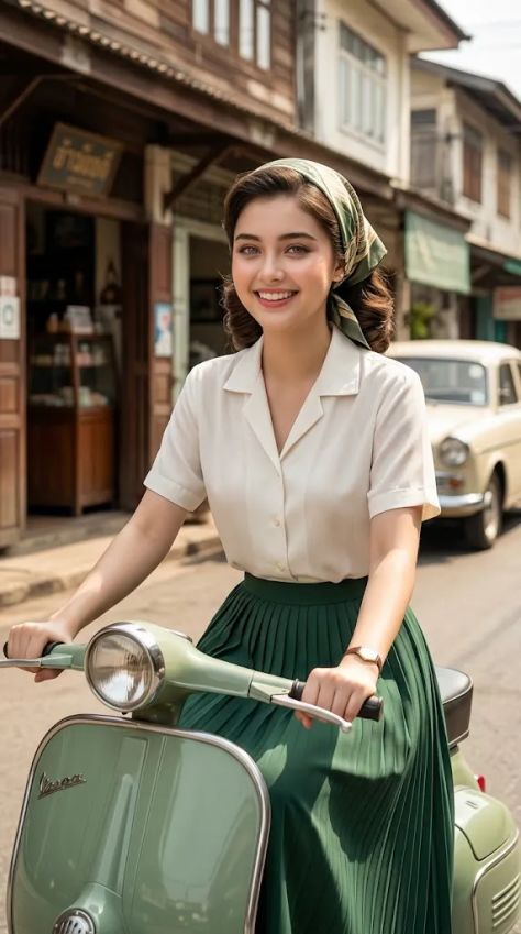 Vintage Portrait Urban Playful Natural