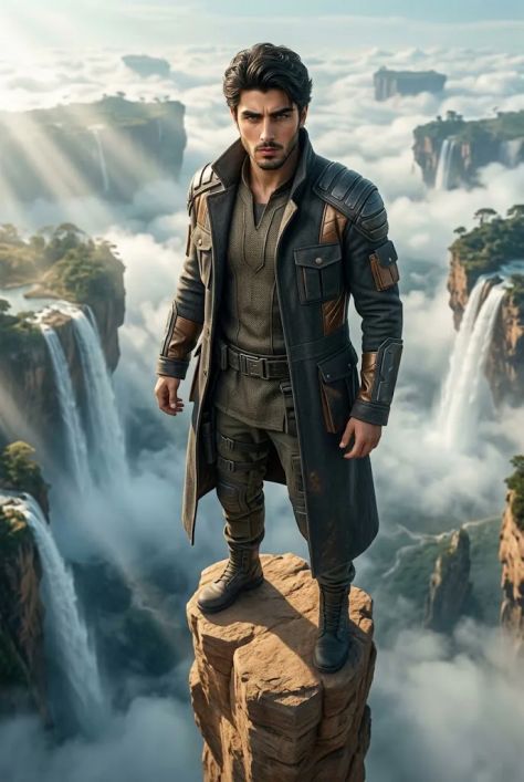 Cinematic Portrait Fantasy World Dramatic Backlit