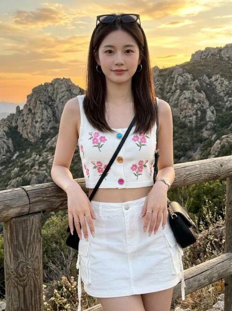 Photorealistic Portrait Natural Elegant