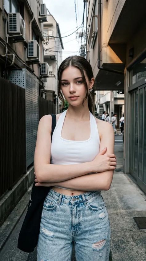 Cinematic Portrait Urban Peaceful Natural