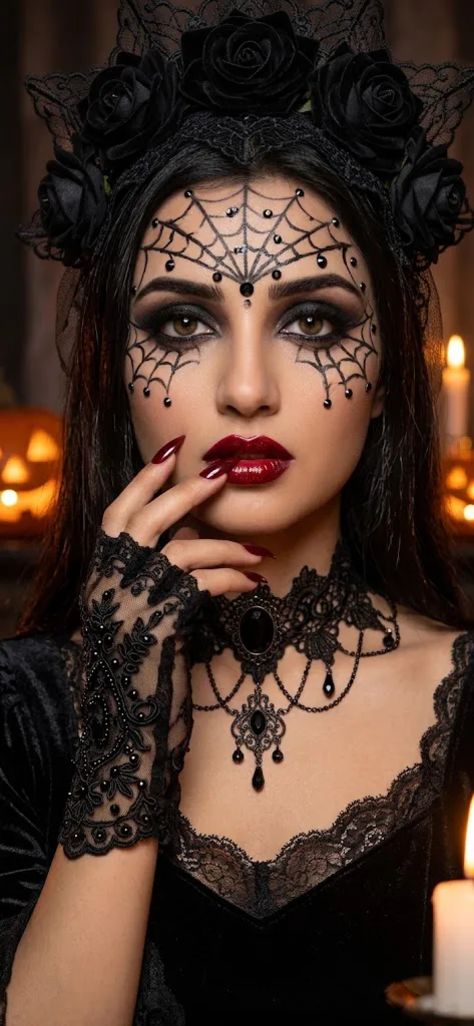 Dark Moody Portrait Studio Dramatic Candlelit