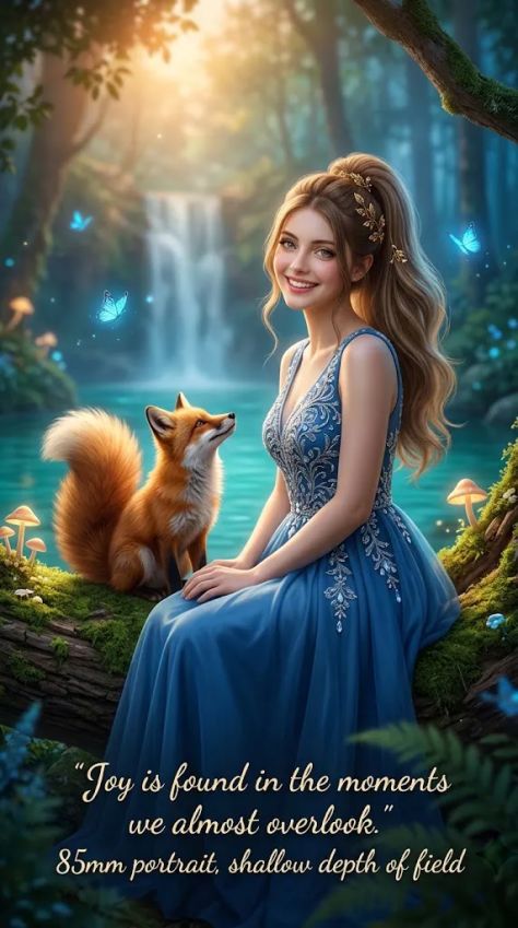 Photorealistic Portrait Fantasy World Playful Natural