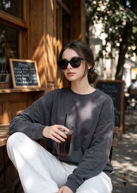 Photorealistic Portrait Urban Peaceful Natural