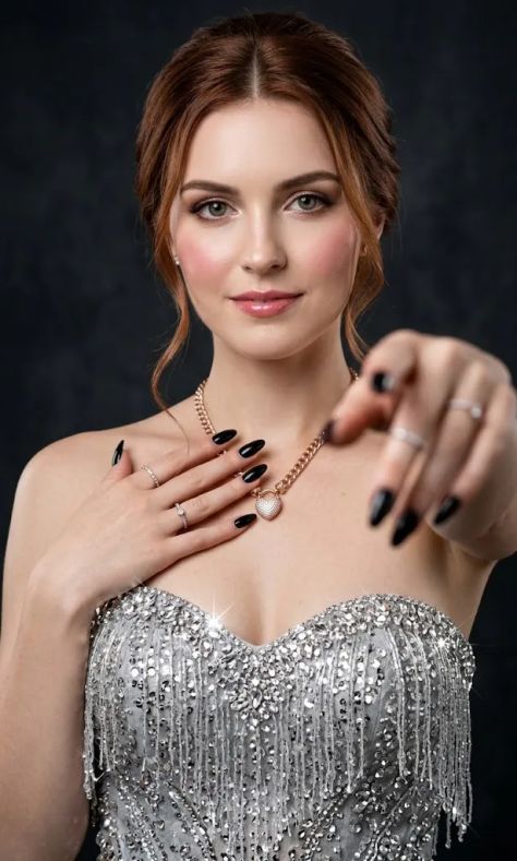 Editorial Portrait Studio Elegant Close Up