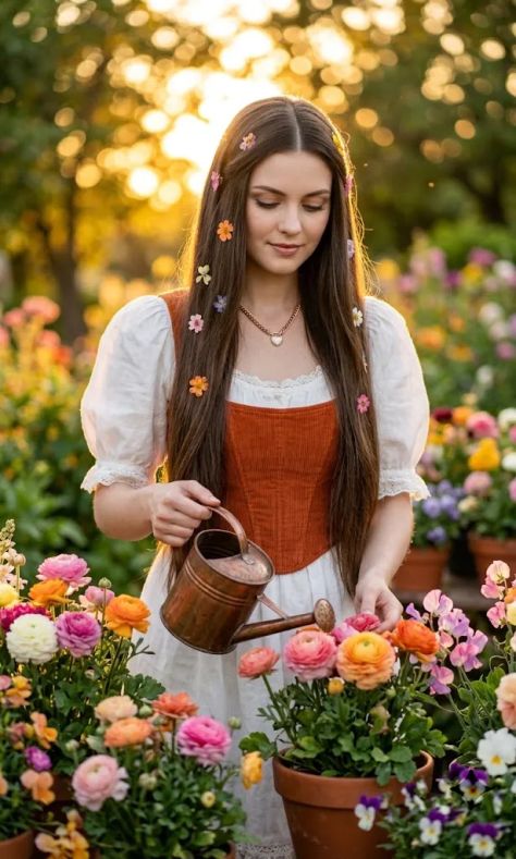 Vibrant Portrait Nature Peaceful Golden Hour